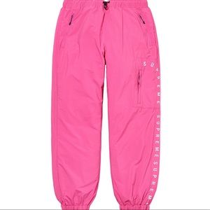 supreme trackpants dusty purple